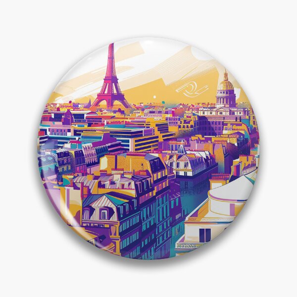 Item preview, =Paris Cityscape Illustration designed and sold by nomiraclehere.
