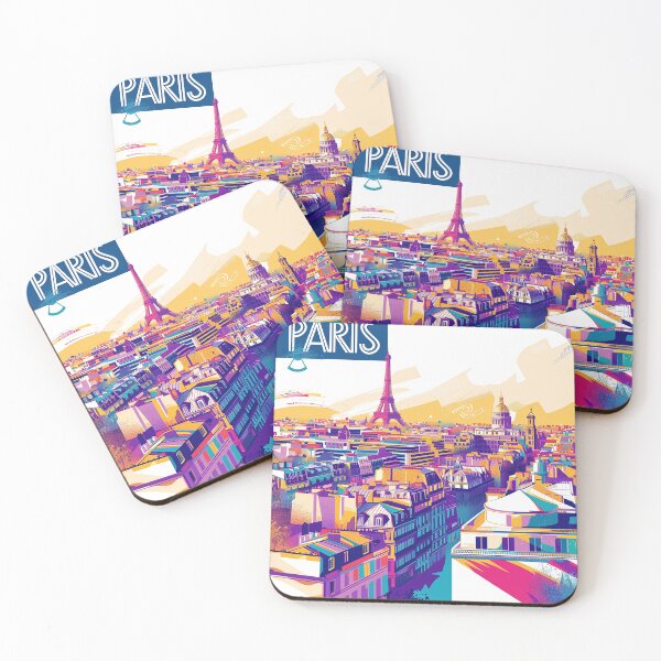 Item preview, =Paris Cityscape Illustration designed and sold by nomiraclehere.