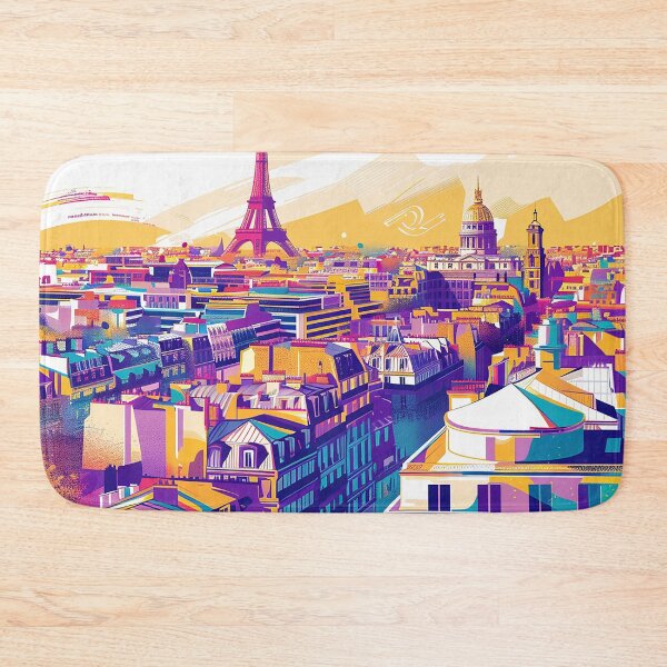 Item preview, =Paris Cityscape Illustration designed and sold by nomiraclehere.