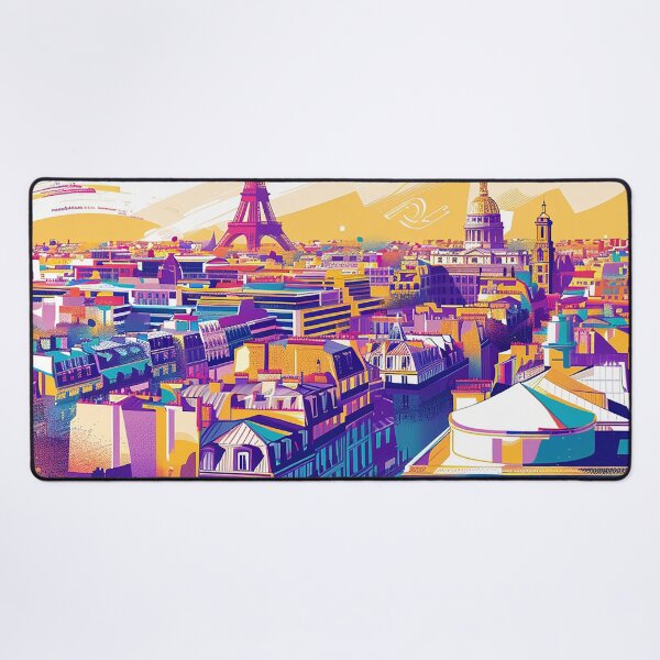 Item preview, =Paris Cityscape Illustration designed and sold by nomiraclehere.