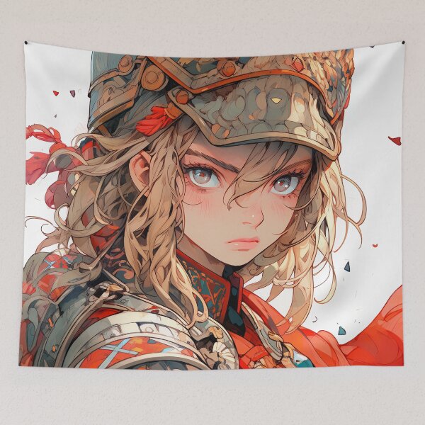 Item preview, Ornate Soldier Regalia Anime Girl designed and sold by bubblegoth.