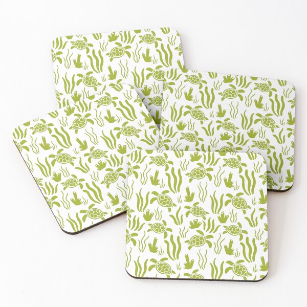 Item preview, Green Turtle Coral Reef Pattern designed and sold by PerpetualPanic.