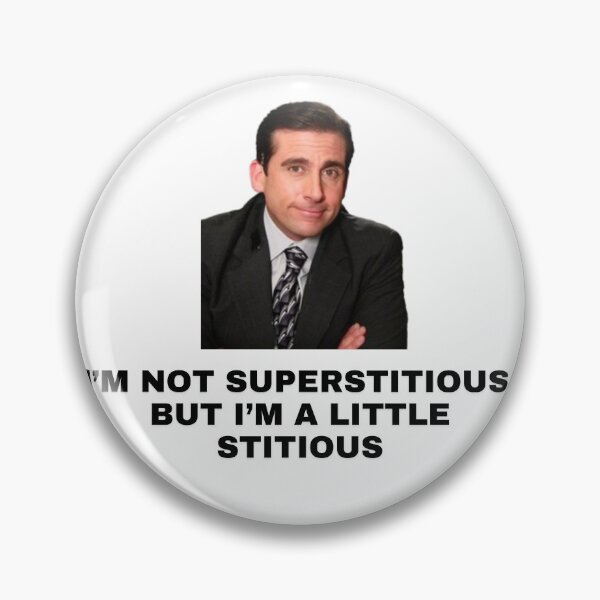 Item preview, I’m not superstitious, but I’m a little stitious  designed and sold by kateoshea03.