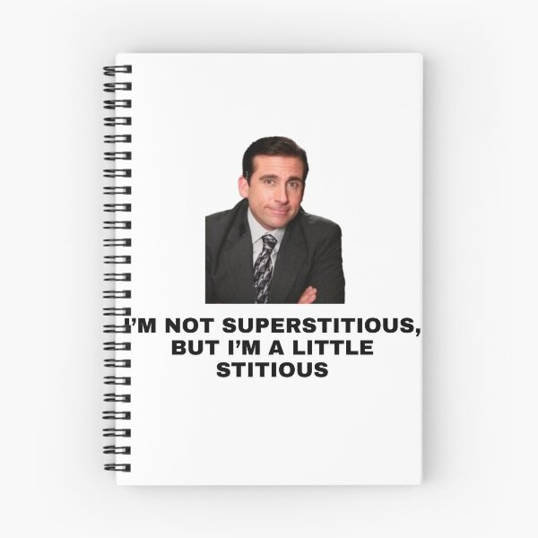 Item preview, I’m not superstitious, but I’m a little stitious  designed and sold by kateoshea03.