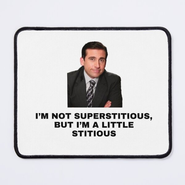 Item preview, I’m not superstitious, but I’m a little stitious  designed and sold by kateoshea03.