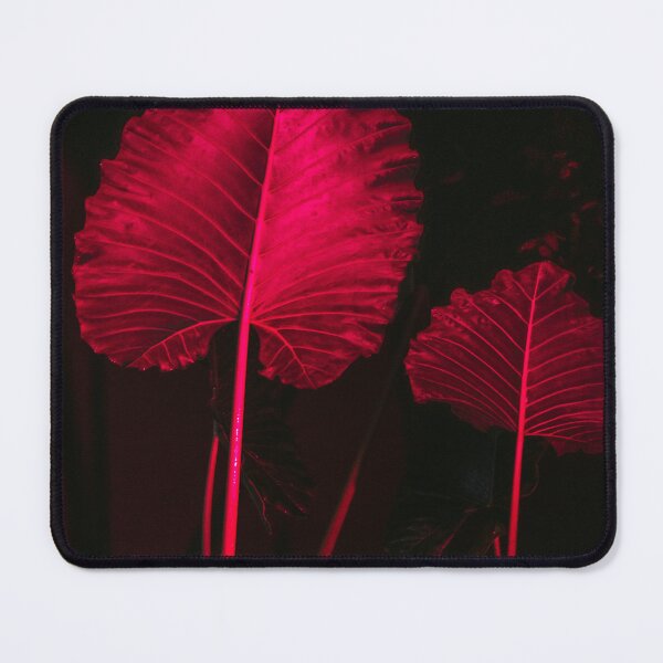 Aperçu de l'œuvre feuilles rouges créée et vendue par Monochrom4.