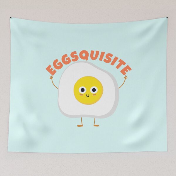 Item preview, Eggsquisite Cute Funny Egg Pun designed and sold by ricricswert.