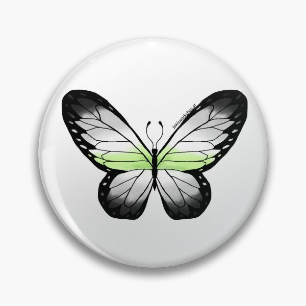 Item preview, Agender Pride Butterfly designed and sold by Toki's Workshop.