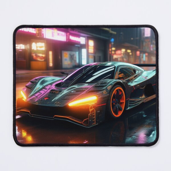 Item preview, Orange Neon Racer designed and sold by Imindigenous.