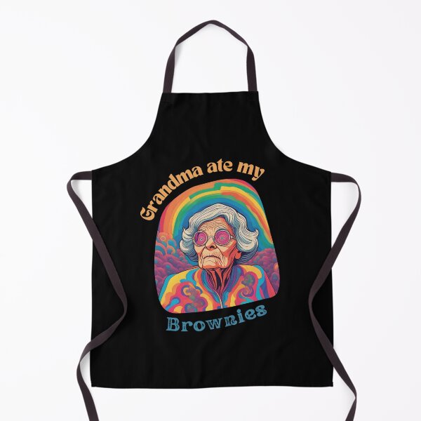 Item preview, Oops! Grandma Ate My Brownies - Trippy Treat Gone Wrong (Psychedelic Illustration) designed and sold by Sr-Javier.