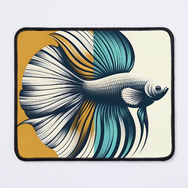 Artikelvorschau, Betta Splendens Eleganz - Minimalistisches Design entworfen und verkauft von FinFriends.