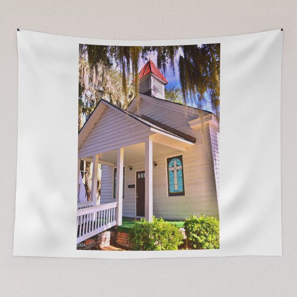 Item preview, A Little Low Country Church Among The Moss designed and sold by LisaWootenPhoto.