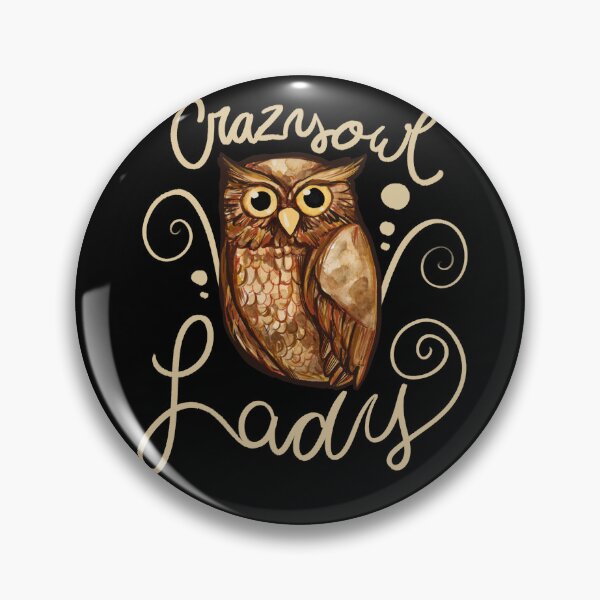 Item preview, Crazy owl Lady designed and sold by FrictionMaxxing.