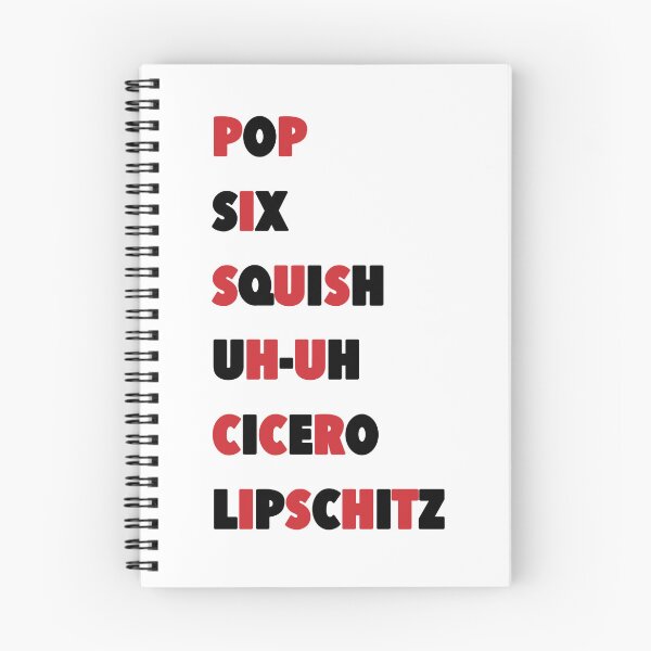 Item preview, Pop, Six, Squish, Uh-uh, Cicero, Lipschitz  designed and sold by Avarie ✨.