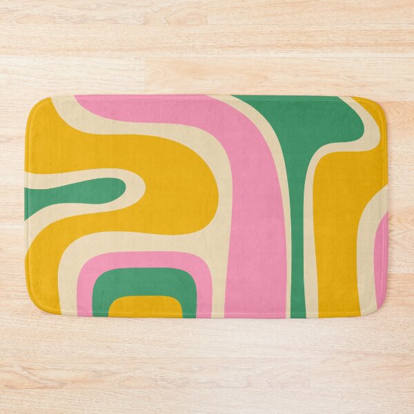 Item preview, Retro Copacetic Abstract Yellow Pink Green designed and sold by kierkegaard.