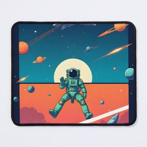 Artikelvorschau, Infinity Space mit einem Raumfahrer entworfen und verkauft von mocknet.