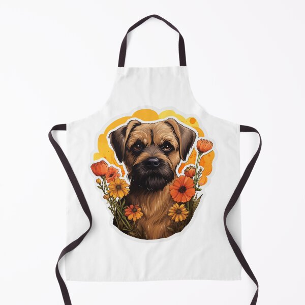 Item preview, Cute Flower Border Terrier Mom Dad Guardian Angel Best Friend Doggie Paw designed and sold by SMARTKIT DESIGNAGENCY.