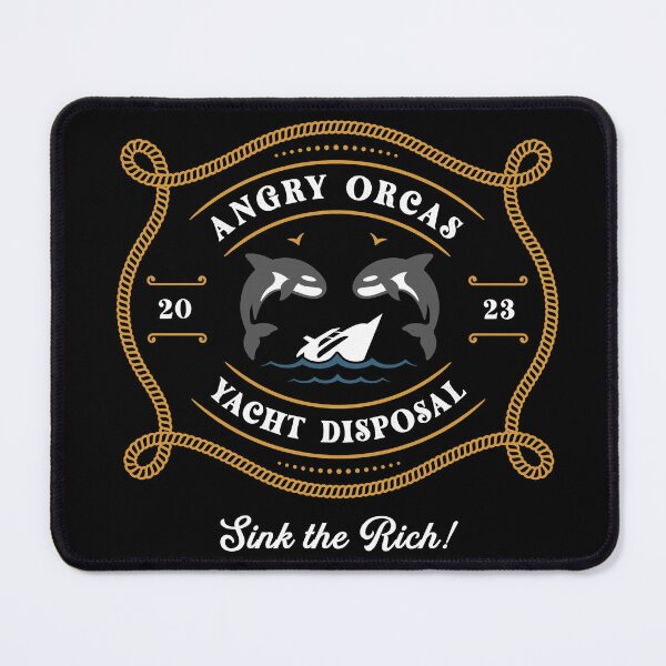 Item preview, Angy Orcas Yacht Disposal designed and sold by ninthstreet.