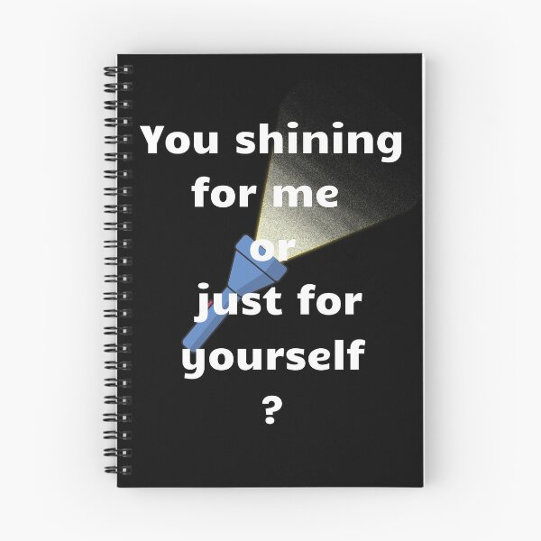 Aperçu de l'œuvre tu brilles pour moi ou pour toi créée et vendue par LevelUpDreaming.
