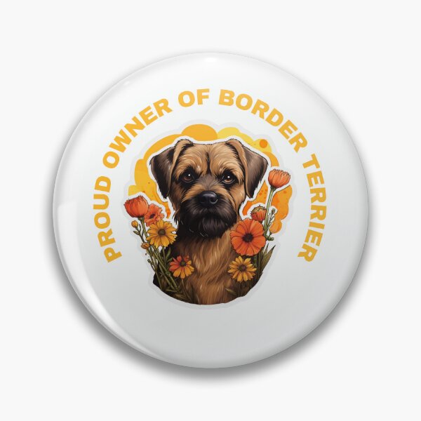 Item preview, Cute Flower Border Terrier Mom Dad Guardian Angel Best Friend Doggie Paw designed and sold by SMARTKIT  DESIGNAGENCY.