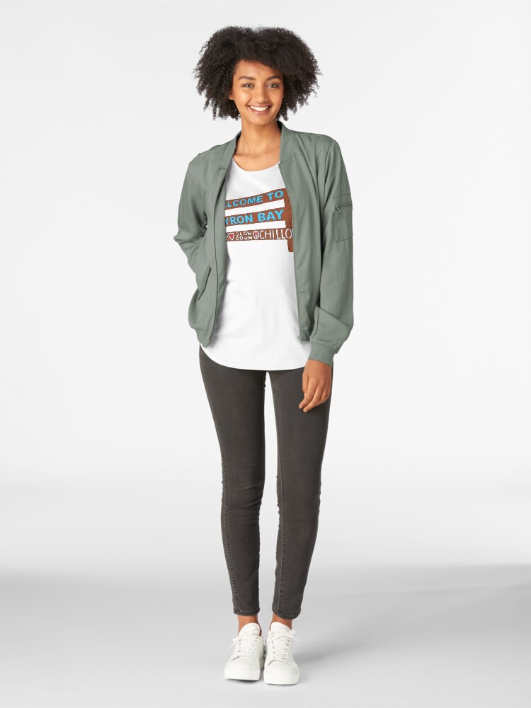 Alternate view of Iconic Byron Bay Cheer Up, Slow Down & Chill Out sign Premium Scoop T-Shirt