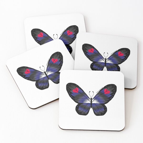 Item preview, Leather, Latex, and BDSM Pride Butterfly designed and sold by Toki's Workshop.