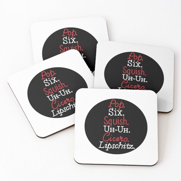 Item preview, Pop, Six, Squish, Uh-uh, Cicero, Lipschitz designed and sold by Avarie ✨.