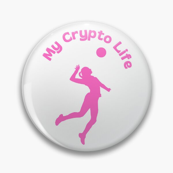 Item preview, My Crypto Life - Woman Volleyball designed and sold by BnSDesigns.