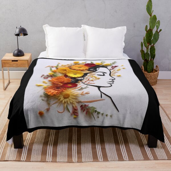 Item preview, A Line Womans With Flowers designed and sold by LuNkyRose.