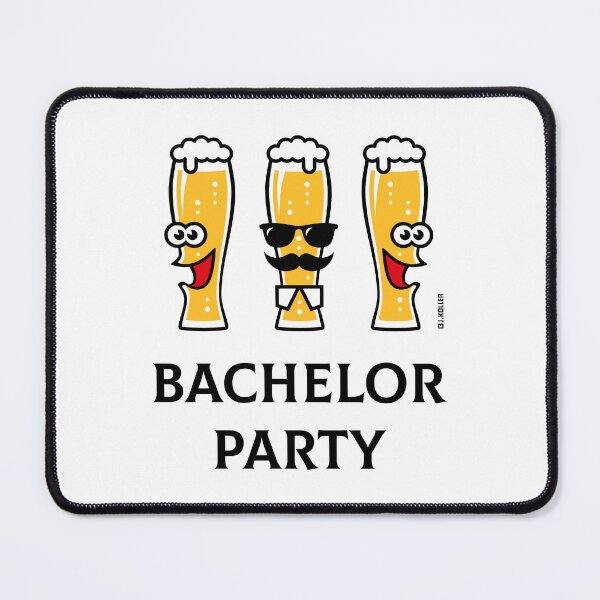 Item preview, Bachelor Party (Stag Night / Beer Glasses / 3C) designed and sold by MrFaulbaum.