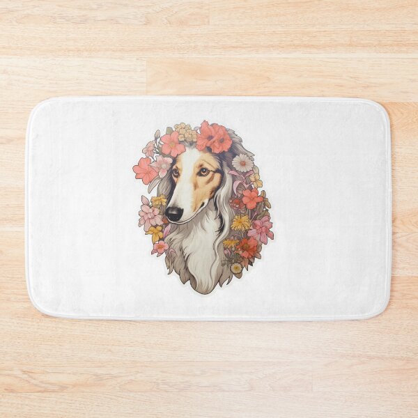 Item preview, Cute Flower Borzoi Mom Dad Guardian Angel Best Friend Doggie Paw designed and sold by SMARTKIT  DESIGNAGENCY.