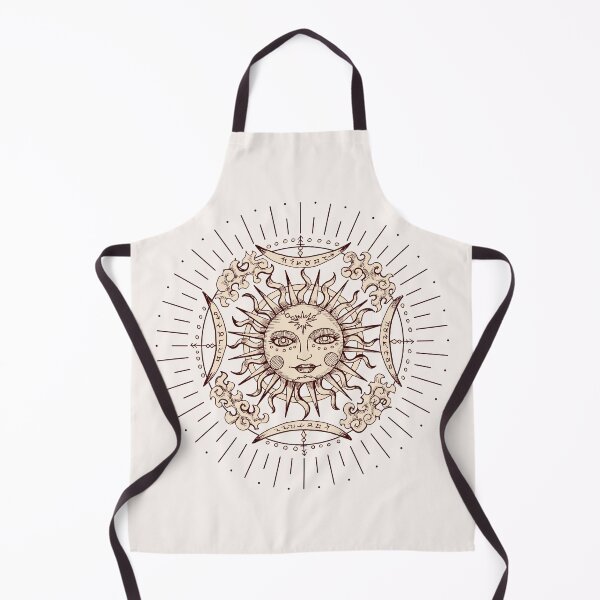 Item preview, Mystic sun with face designed and sold by MonochromeEcho.