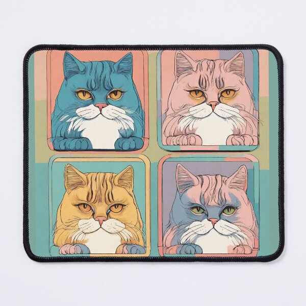 Item preview, Cats mid century wall art designed and sold by VickyJo111.