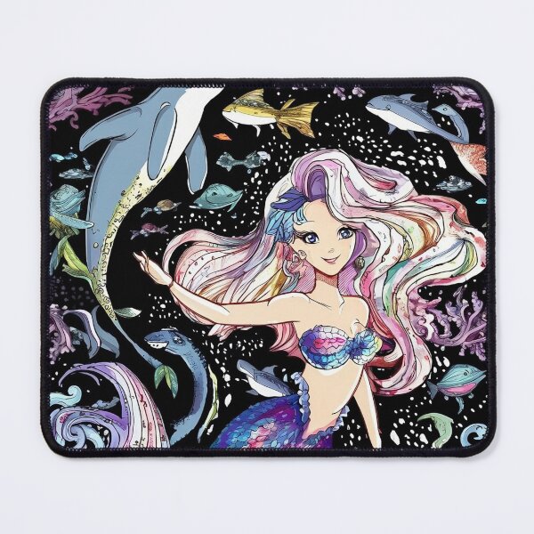 Item preview, Little cute ocean sea tail mermaid. designed and sold by DunuStore.