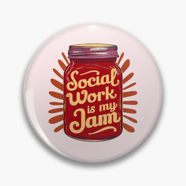 Item preview, Social Work Is My Jam designed and sold by DomTeesHaven.