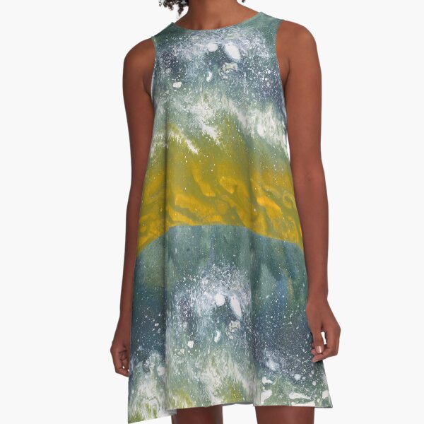 "Energy in Motion" A-Line Dress