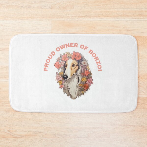 Item preview, Cute Flower Borzoi Mom Dad Guardian Angel Best Friend Doggie Paw designed and sold by SMARTKIT  DESIGNAGENCY.