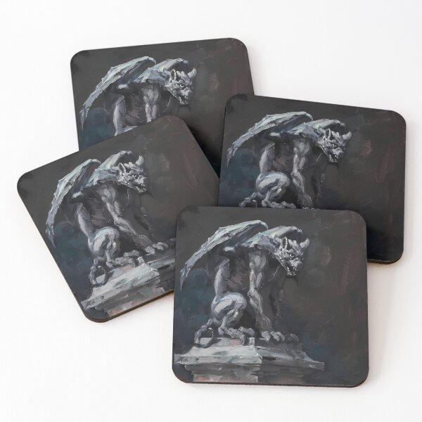 Item preview, Mystic Gargoyle Statue Art designed and sold by LivingArtClips.