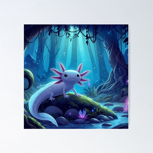 Item preview, Axolotl Art #80 | Axolotl Lovers designed and sold by ksgraphics222.