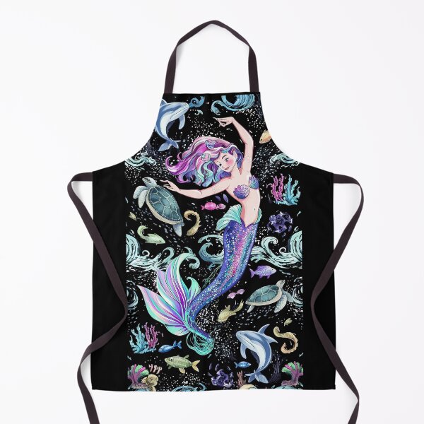 Item preview, Little sea  tail mermaid in the ocean. designed and sold by DunuStore.
