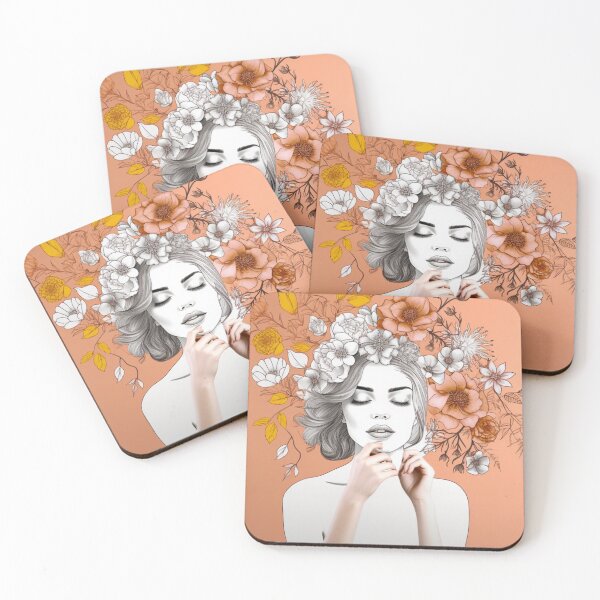 Item preview, A Line Womans With Flowers designed and sold by LuNkyRose.