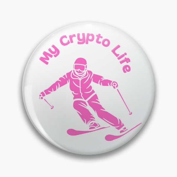 Item preview, My Crypto Life - Woman Downhill Skiing  designed and sold by BnSDesigns.