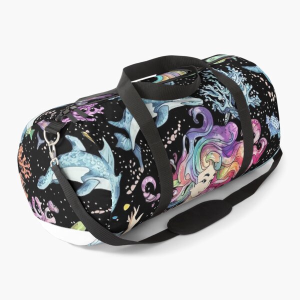 Item preview, Cute little sea  tail mermaid in the ocean. designed and sold by DunuStore.