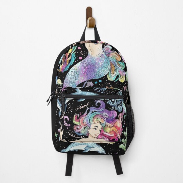 Item preview, Cute little sea tail mermaid in the ocean. designed and sold by DunuStore.