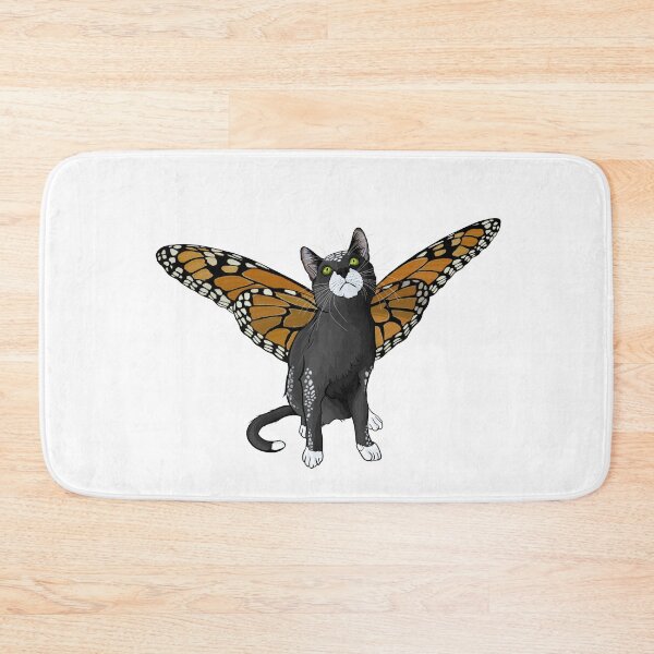 Item preview, Spotted Black Monarch Butterfly Cat designed and sold by Carleah Unique.