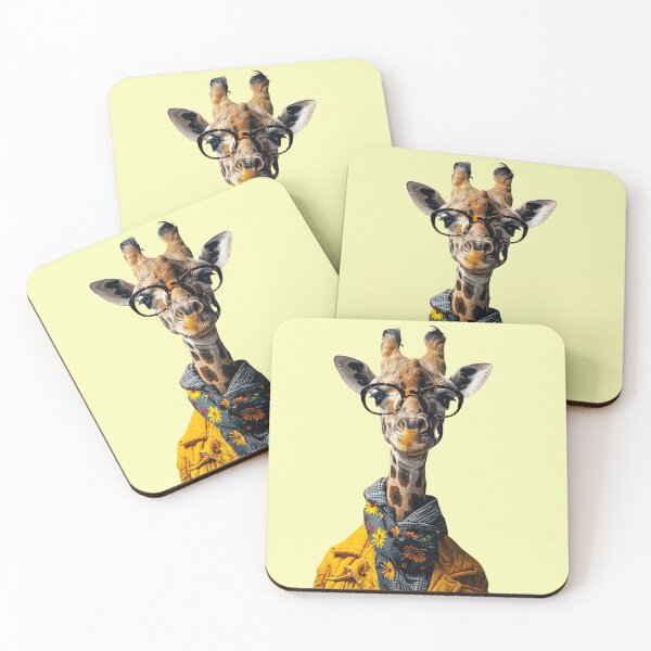 Item preview, Black Glasses Giraffe designed and sold by Brendon987.