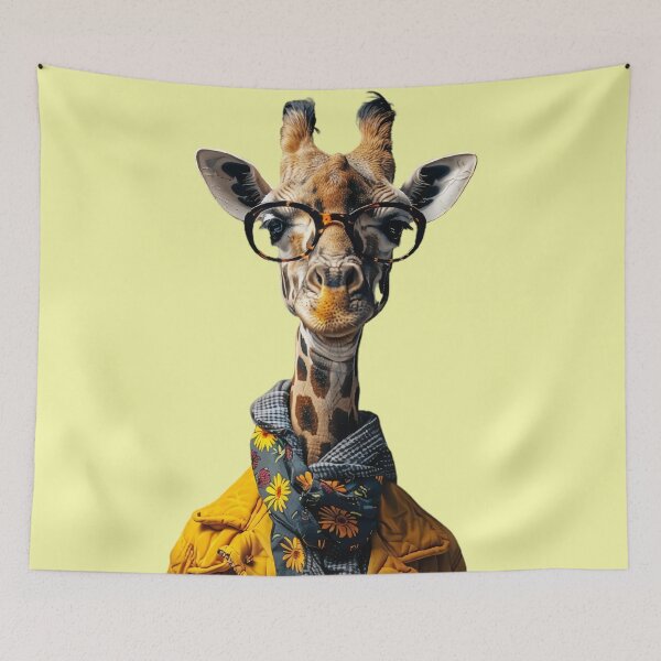 Item preview, Black Glasses Giraffe designed and sold by Brendon987.