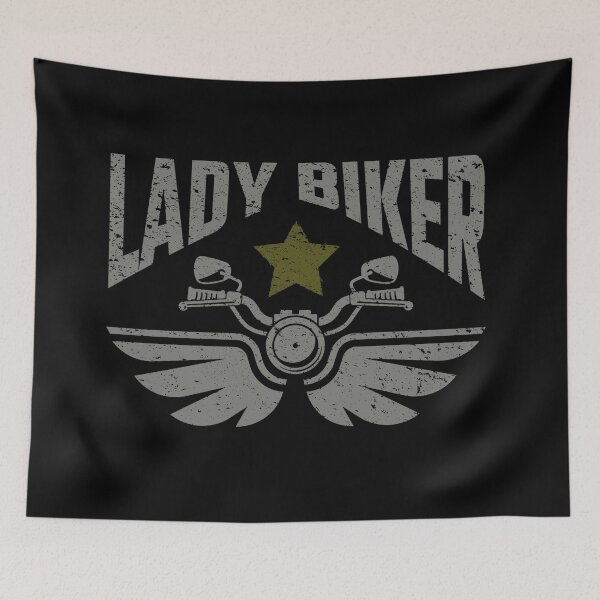 Item preview, Lady Biker wings star green designed and sold by MayaBoelaars.