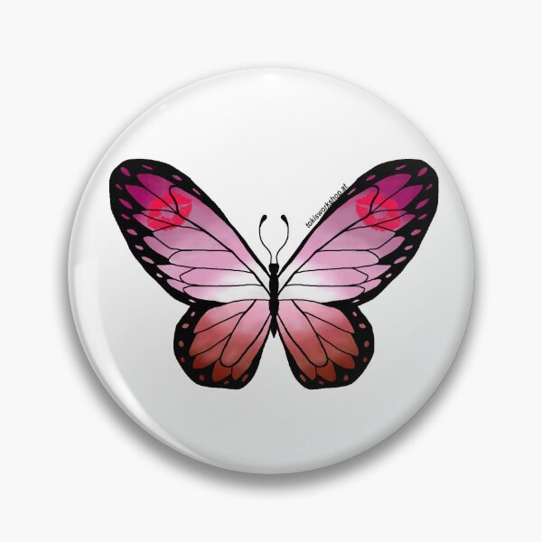 Item preview, Lipstick Lesbian Pride Butterfly designed and sold by Toki's Workshop.