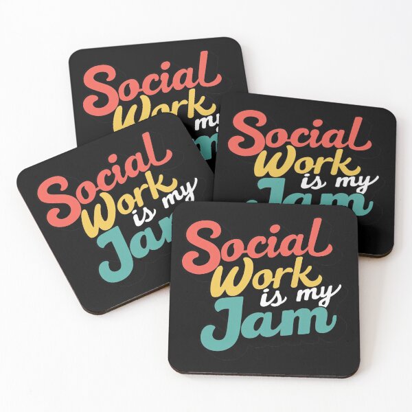 Item preview, Social Work Is My Jam designed and sold by DomTeesHaven.